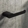 Arezzo Matt Black Toilet Roll Holder -Jeme Shop AZB165TR n p