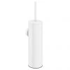 Arezzo Matt White Wall Mounted Toilet Brush + Holder -Jeme Shop AZBRHMW n p
