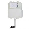 Arezzo Compact Concealed Cistern with White Flush Plate - Round Buttons -Jeme Shop AZCCWHIR n p