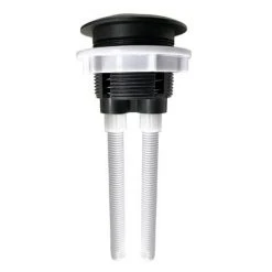 Arezzo Matt Black Cistern Flush Button - 38mm Hole -Jeme Shop AZCFBMB d2 460