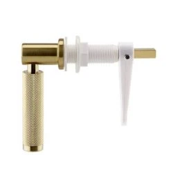 Arezzo Industrial Style Brushed Brass Knurled Grip Cistern Lever 5 Arezzo Industrial Style Brushed Brass Knurled Grip Cistern Lever -Jeme Shop AZISBBCL d1 460