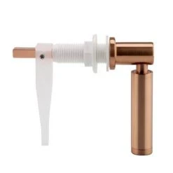Arezzo Rose Gold Modern Cistern Lever -Jeme Shop AZRGCL n d1 460