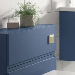 Arezzo Concealed WC Cistern incl. Brushed Brass Square Flush Plate -Jeme Shop AZSQBBPK d6 460