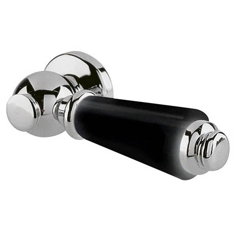 Bayswater Black Ceramic WC Lever Handle 3 Bayswater Black Ceramic WC Lever Handle