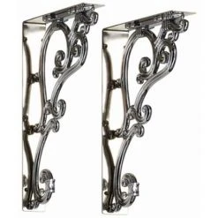 Burlington Chrome Ornate Medium Brackets - T32CHR