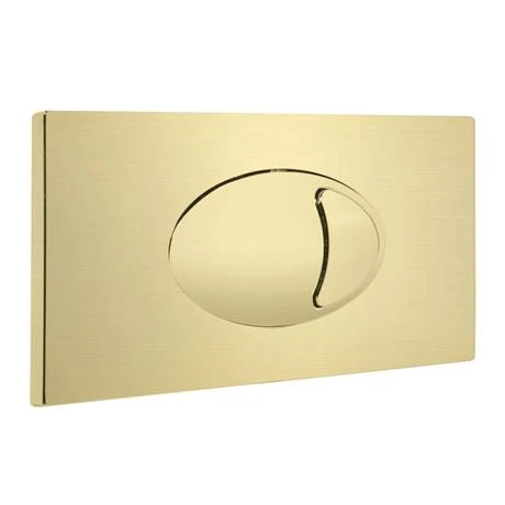 Cruze Dual Flush Concealed WC Cistern incl. Large Brushed Brass Push Button Plate 4 Cruze Dual Flush Concealed WC Cistern incl. Large Brushed Brass Push Button Plate - Image 2