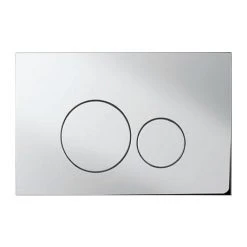 Crosswater Central Chrome Dual Flush Plate - CEFLUSHC+