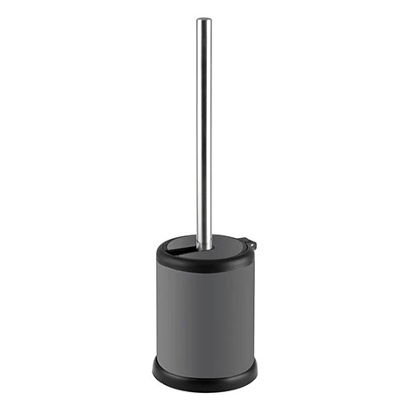 Cruze Grey Freestanding Toilet Brush & Holder 3 Cruze Grey Freestanding Toilet Brush & Holder