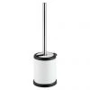 Cruze White Freestanding Toilet Brush & Holder -Jeme Shop CFSWTBH P
