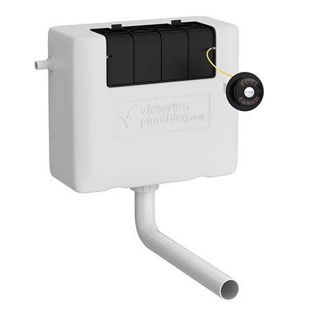 Chatsworth Traditional Dual Flush Concealed Cistern - Black 3 Chatsworth Traditional Dual Flush Concealed Cistern - Black