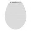 Carlton White Wooden Soft Close Toilet Seat 2 Carlton White Wooden Soft Close Toilet Seat -Jeme Shop CTS199 p