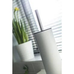 Cruze White Toilet Brush & Holder -Jeme Shop CWTBH D2 460