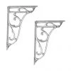 Hudson Reed Ornate Cistern Brackets - Chrome - FA322 -Jeme Shop Chrome Ornate Cistern Brackets Medium