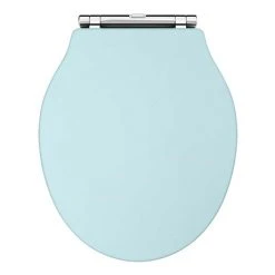 Old London Ryther Duck Egg Blue Wooden Soft Close Toilet Seat
