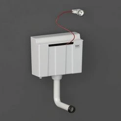 RAK Ecofix Bottom Inlet Concealed Cistern with Cable Operated Push Button - FS12SRAKBI