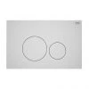 RAK Ecofix Matt White Dual Flush Plate with Round Buttons -Jeme Shop FSRAKPPL003500 P