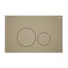 RAK Ecofix Matt Cappuccino Dual Flush Plate with Round Buttons -Jeme Shop FSRAKPPL003514 P1