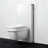 Geberit - Monolith WC Frame & Cistern for Wall Hung WC's - White/Aluminium -Jeme Shop Geberit Monolith WC Frame Cistern for Wall Hung WCs White p