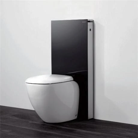 Geberit - Monolith WC Unit & Cistern for Floorstanding WC's - Black/Aluminium 2 Geberit - Monolith WC Unit & Cistern for Floorstanding WC's - Black/Aluminium