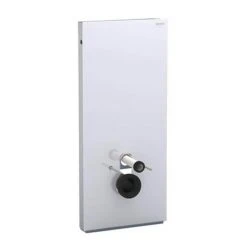 Geberit - Monolith WC Frame & Cistern for Wall Hung WC's - White/Aluminium -Jeme Shop Geberit Monolith for Wall Hung WCs White d2 375