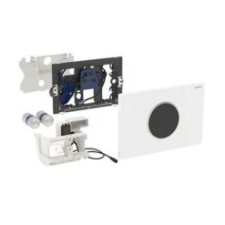 Geberit Sigma10 White + Matt Chrome Touchless Automatic Flush for UP320 Cistern -Jeme Shop Geberit Flush D1N 375