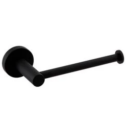 Arezzo Industrial Style Matt Black Toilet Roll Holder -Jeme Shop ISBLKRH d2 460