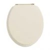 Heritage - Standard Toilet Seat with Gold Hinges - Various Colour Options -Jeme Shop KOY100 PN