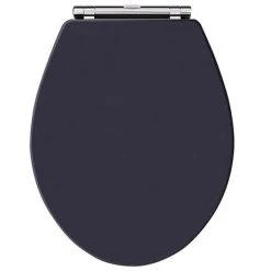 Old London Twilight Blue Wooden Soft Close Seat For Richmond Toilets - LOS399