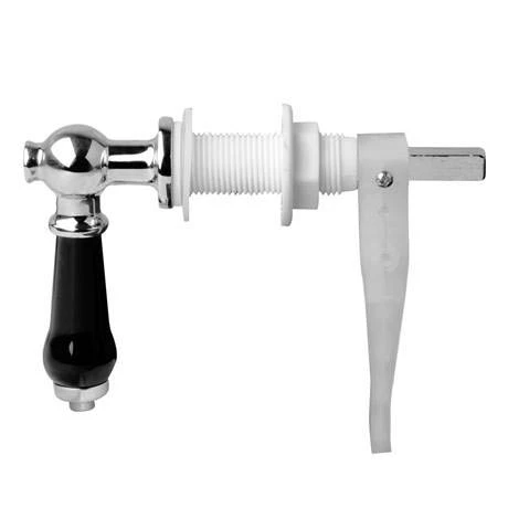 Chatsworth Luxury Black Ceramic Cistern Lever Handle 4 Chatsworth Luxury Black Ceramic Cistern Lever Handle - Image 2