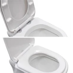 Nuie Luxury D-Shape Soft Close Toilet Seat with Top Fix, Quick Release - NTS004 8 Nuie Luxury D-Shape Soft Close Toilet Seat with Top Fix, Quick Release - NTS004 -Jeme Shop Luxury D Shape Soft Close Top Fixing Quick Release Toilet Seat NTS004 d2 375