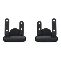 Toreno High Gloss White MDF Bottom Fixing Toilet Seat Matt Black Hinges -Jeme Shop MSC020 N MB d4 460