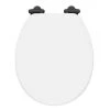 Toreno High Gloss White MDF Bottom Fixing Toilet Seat Matt Black Hinges 2 Toreno High Gloss White MDF Bottom Fixing Toilet Seat Matt Black Hinges -Jeme Shop MSC020 N MB lrg1 670
