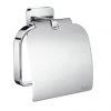 Smedbo Ice Toilet Roll Holder with Cover - Polished Chrome - OK3414 -Jeme Shop OK3414 P