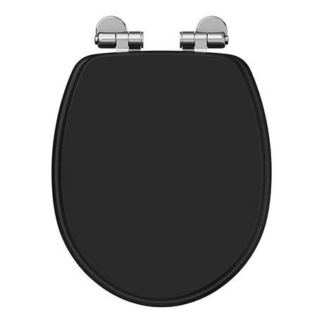 Oxford Soft Close Toilet Seat with Chrome Hinges - Various Colour Options 3 Oxford Soft Close Toilet Seat with Chrome Hinges - Various Colour Options