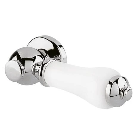 Old London Chrome Ceramic WC Lever - LDA001 3 Old London Chrome Ceramic WC Lever - LDA001