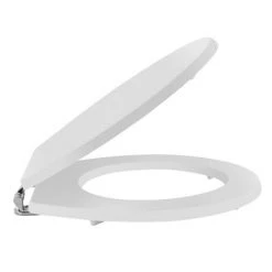 Old London White Wooden Soft Close Seat For Richmond Toilets - NLS199 -Jeme Shop Old London White Toilet Seat NLS000 d1 375