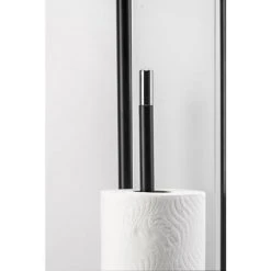 Croydex Matt Black & Chrome Multi-Function Toilet Butler - PA810041 13 Croydex Matt Black & Chrome Multi-Function Toilet Butler - PA810041 -Jeme Shop PA810041 D3 460