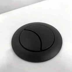 Arezzo Matt Black Push Button for Close Coupled Cisterns -Jeme Shop PB02 MB d3 460
