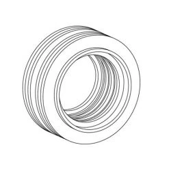 Viva Internal Flush Cone (Black Rubber) -Jeme Shop PP0004 d1 460