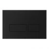 Crosswater MPRO Matt Black Dual Flush Plate - PROFLUSHB -Jeme Shop PROFLUSHB p