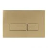 Crosswater MPRO Brushed Brass Dual Flush Plate - PROFLUSHF -Jeme Shop PROFLUSHF p