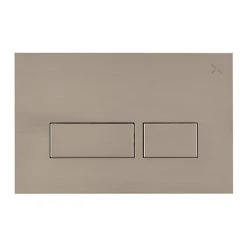 Crosswater MPRO Stainless Steel Effect Dual Flush Plate - PROFLUSHV+