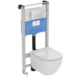 Ideal Standard Oleas P1 Chrome Pneumatic Dual Flush Plate - R0116AA -Jeme Shop R0116JG D2 460