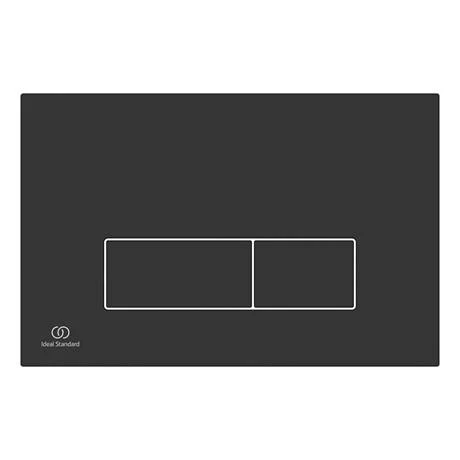 Ideal Standard Oleas P2 Matt Black Pneumatic Dual Flush Plate - R0119A6 4 Ideal Standard Oleas P2 Matt Black Pneumatic Dual Flush Plate - R0119A6 - Image 2
