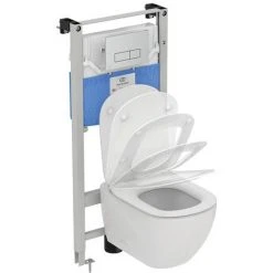 Ideal Standard Oleas M2 Chrome Mechanical Dual Flush Plate - R0121AA -Jeme Shop R0121JG D2 460