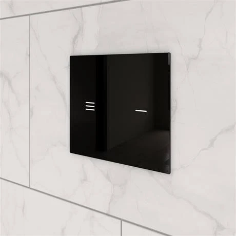 Ideal Standard Symfo NT1 Black Touchless Glass Dual Flushplate - R0129RX 4 Ideal Standard Symfo NT1 Black Touchless Glass Dual Flushplate - R0129RX - Image 2