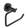 Bristan Black Round Toilet Roll Holder -Jeme Shop RD ROLL BLK P1