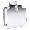 Smedbo House - Polished Chrome Toilet Roll Holder with Lid - RK3414 -Jeme Shop RK3414 P