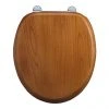 Burlington Bar Hinged Golden Oak Toilet Seat - S11 -Jeme Shop S11 P