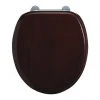 Burlington Bar Hinged Mahogany Toilet Seat - S12 -Jeme Shop S12 P